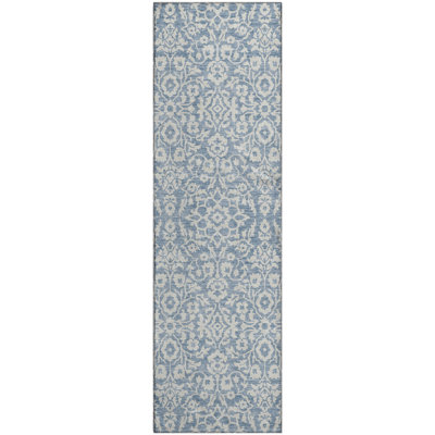 Premium Machine Washable Prisco Denim Rug
