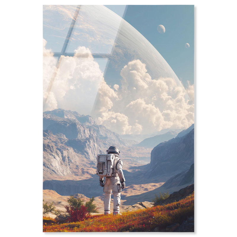 Art mural astronaute par Star Remise I, prêt à accrocher, 24 x 36, H 36 po x l 24 po