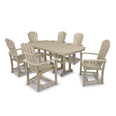 Ensemble repas 7 pièces POLYWOOD Palm Coast