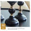 Bougeoir de table en verre 12,6 po H