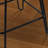 Set Of 2 Upholstered Industrial Bar Stools, Pu Leather-1323321217