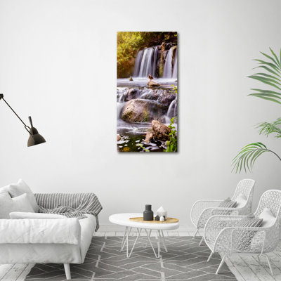 Waterfall - Wrapped Canvas Print