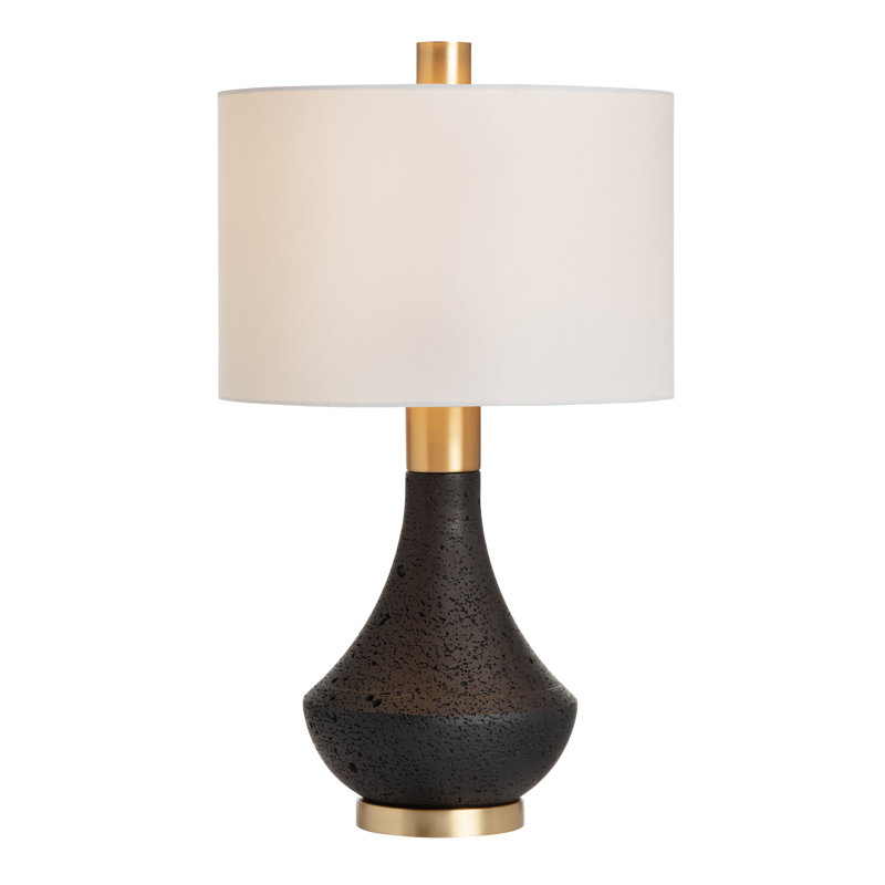 27.5"  Table Lamp With White Shade