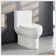 Eviva 1.2 Gallons GPF Elongated Floor Mounted One-Piece Toilet (Seat Included)