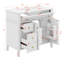 Meuble-lavabo 36 po avec lavabo, tiroir escamotable, 3 tiroirs-121361396