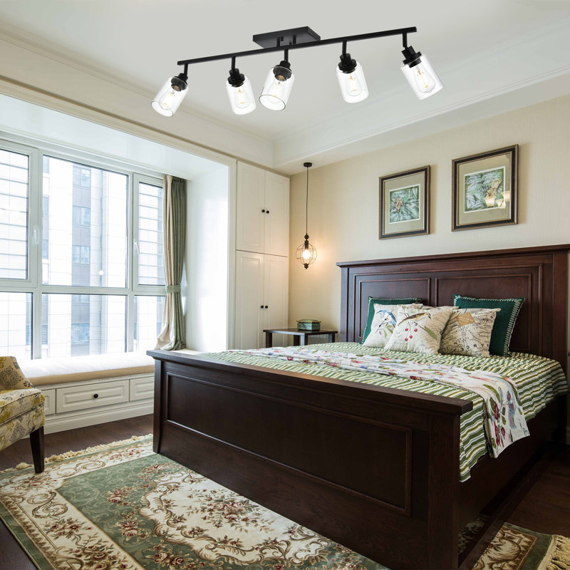 40.1'' 5 -Light Fixed Track Track Kit with Dimmable and Adjustable Head