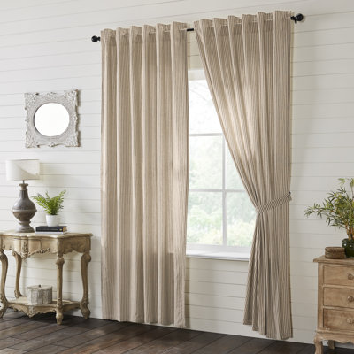 Armelinda 100% Cotton Room Darkening Curtain Pair
