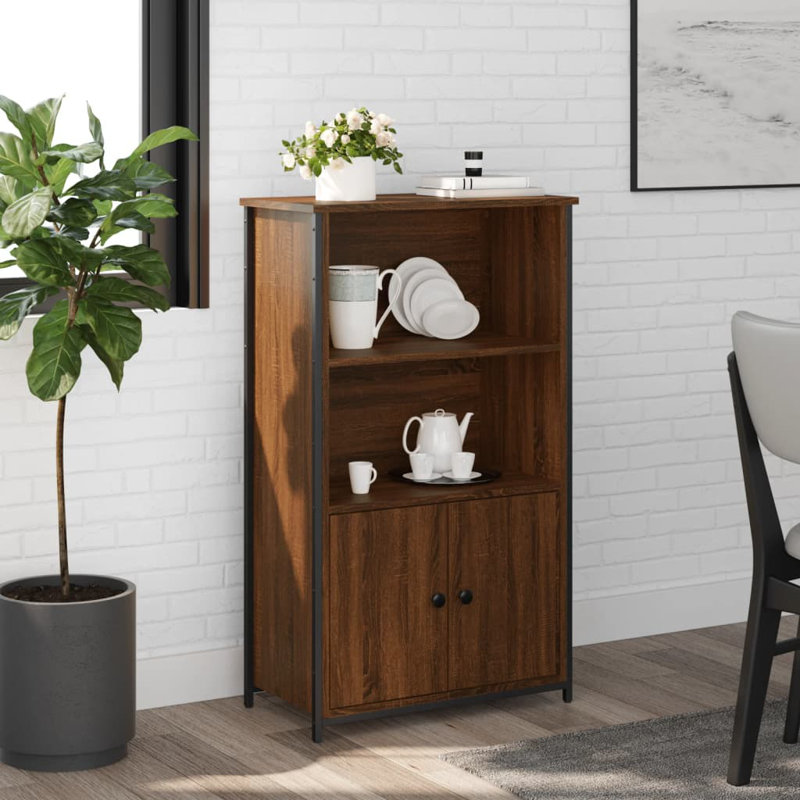Milar 62cm Sideboard, Brown Oak Look