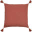 Uno Face Abstract Red Square Cushion Cover