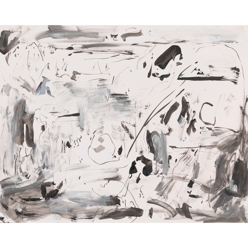 Iron III - peinture à cadre flottant sur toile, H 24 po x l 36 po