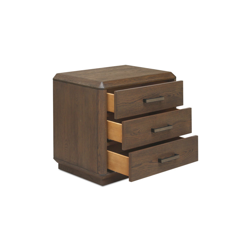 Caleb 1 - Drawer Solid Wood Nightstand