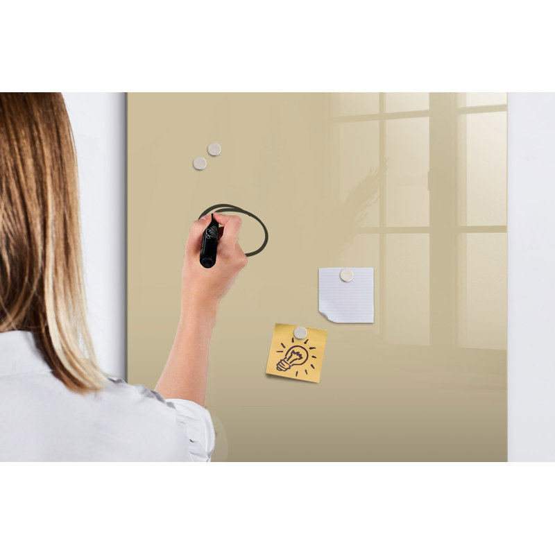 Magnetic Glass Photo Memo Board