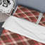 Red/Brown Microfiber 3 Piece Duvet Cover Set-1016674334