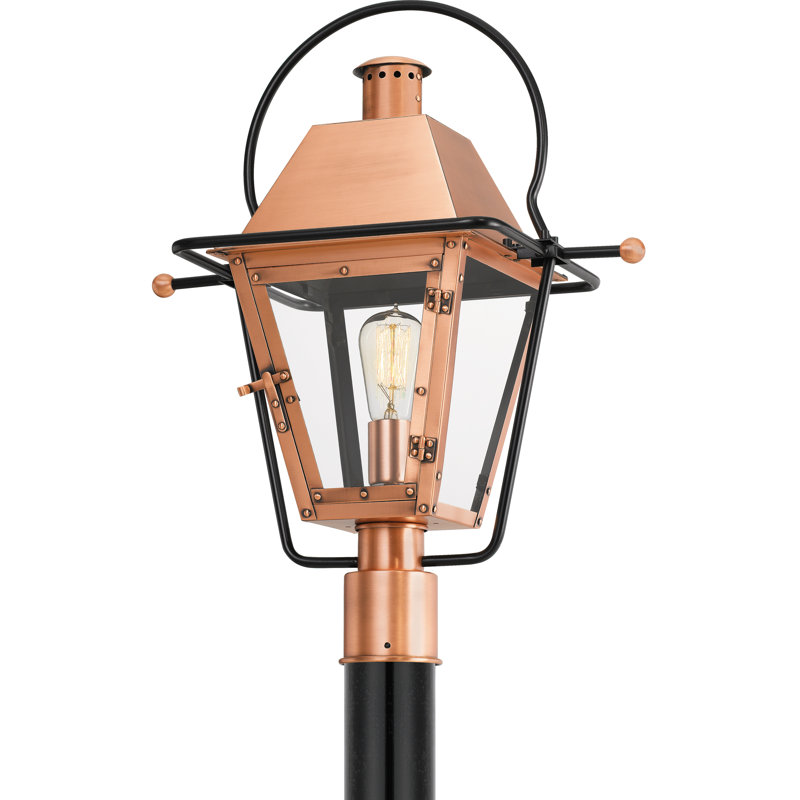 Rue De Royal Transparent Lantern Head, Aged Copper