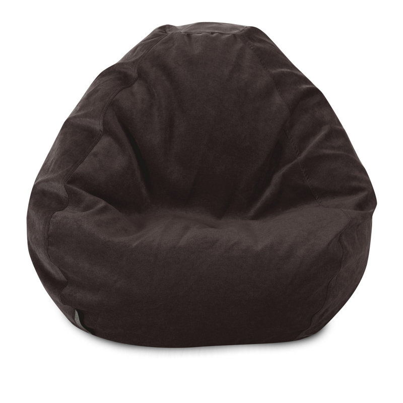 Fauteuil à billes et chaise longue en velours, H 22 po x l 28 po x P 28 po, Tempête