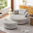 Dashton Upholstered Barrel Chair with Ottoman-756477119