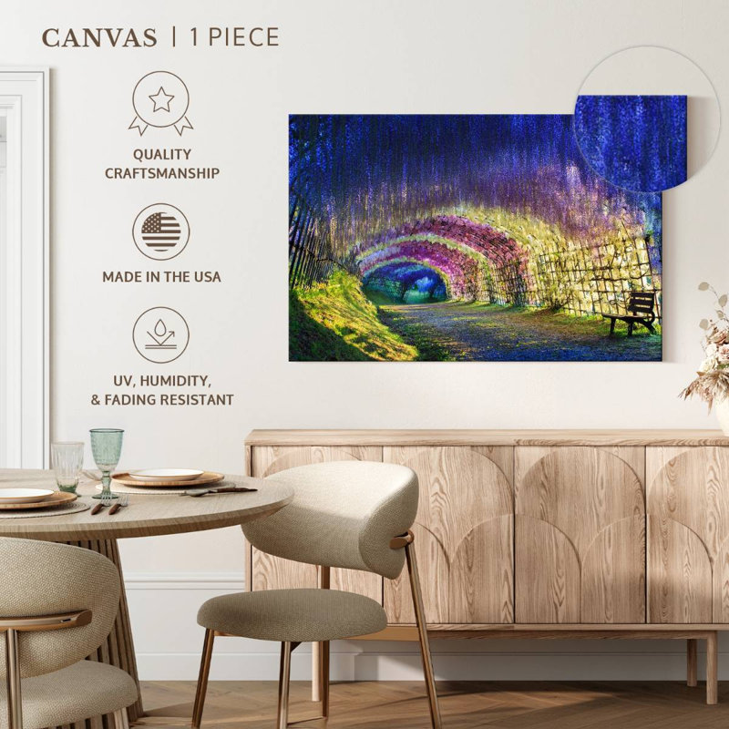 Tunnel de fleurs Harnek Wisteria, H 34 po x l 51 po