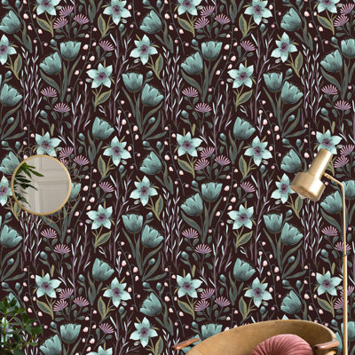Rouleau de papier peint adhésif Brazos