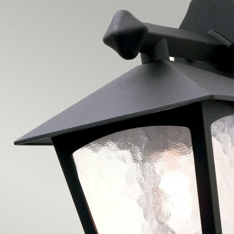 Valentina Black Outdoor Wall Lantern