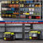 Étagères de garage robustes, P 24 po x H 84 po, tablettes en métal avec étagères de garage réglables à 5 niveaux, étagères industrielles-31204741