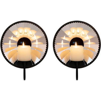 Iron Candle Wall Lamp