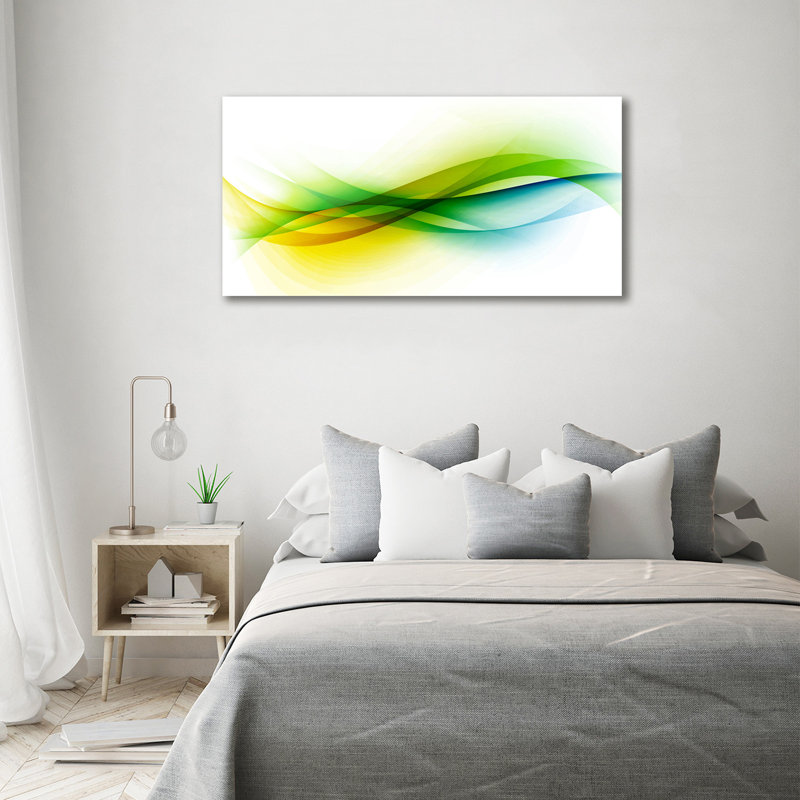 Waves Abstraction - Wrapped Canvas Print