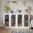 Glass Door Sideboard Buffet Storage Cabinets with Adjustable Shelves-1334910546-1340112817