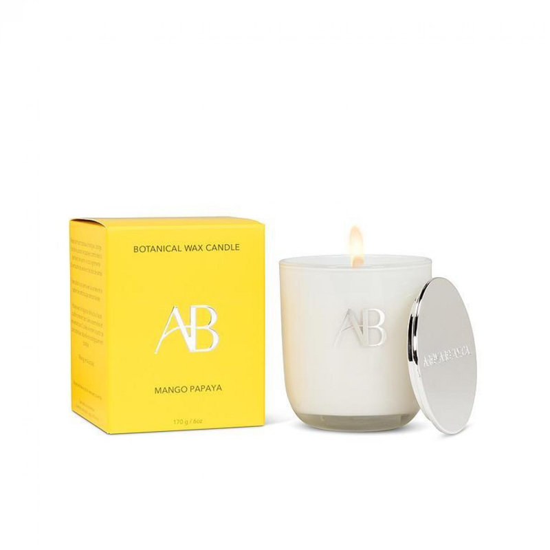 Bougie mangue et papaye, Pot 3 po x 3 po