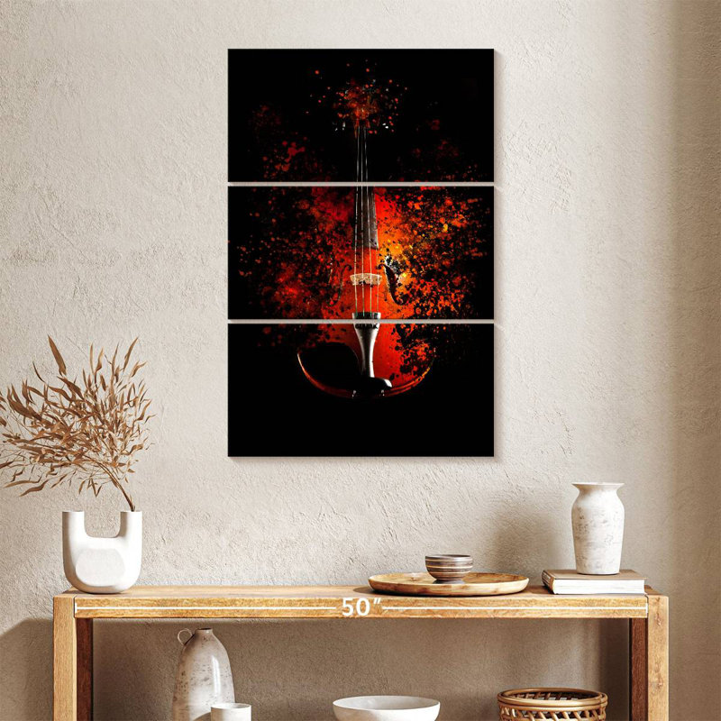 Abarca Dispersion Effect Violin, 38" H x 24" W