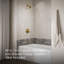 Ensemble de garniture de baignoire et douche Pitch Rite-Temp avec inverseur à bouton-poussoir sans pomme de douche-98709228