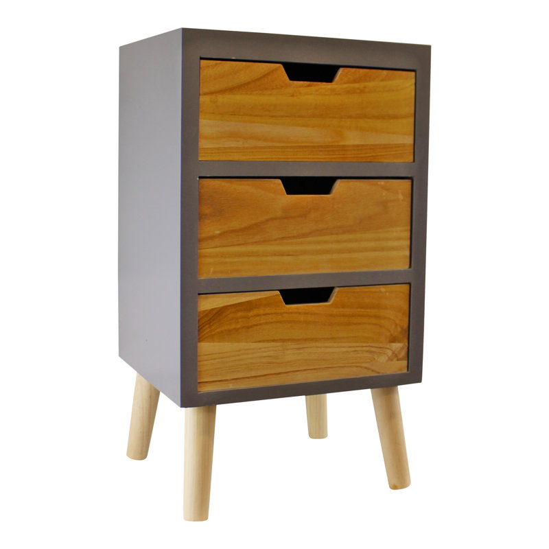 Ranier 33cm W 3 - Drawer Chest of Drawers