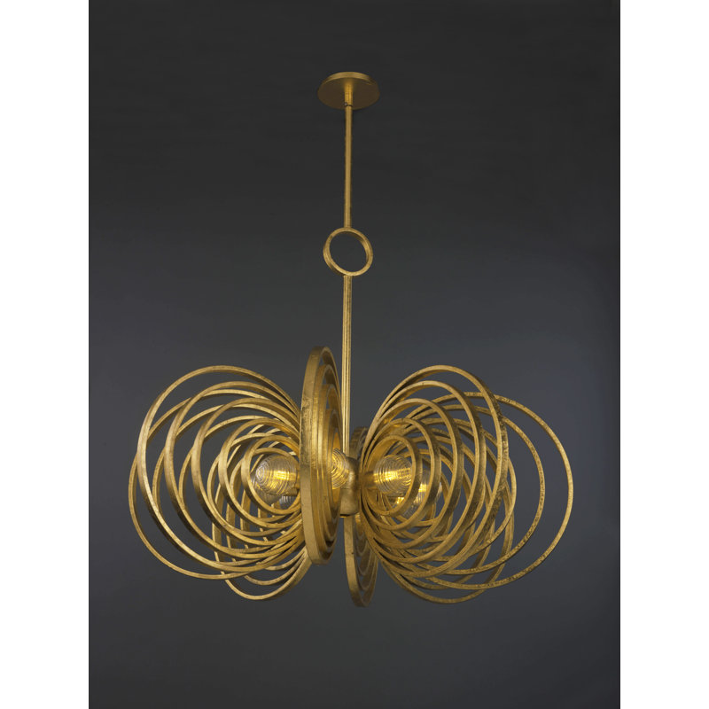 Frequency 9 - Light Chandelier, Gold