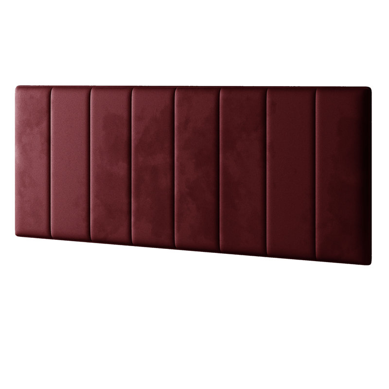 Hedley Upholstered Headboard, Double (4'6), Black