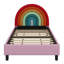 Lit plateforme tapissier Rainbow Design