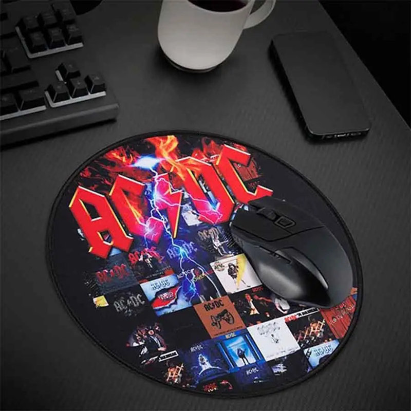  11.8-In. Round Gaming Mouse Pad (AC/DC®)
