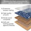 Meadow Sketch Floral Decorative Hardboard Placemats with Protective Cork Backing 4 Pack-91668337