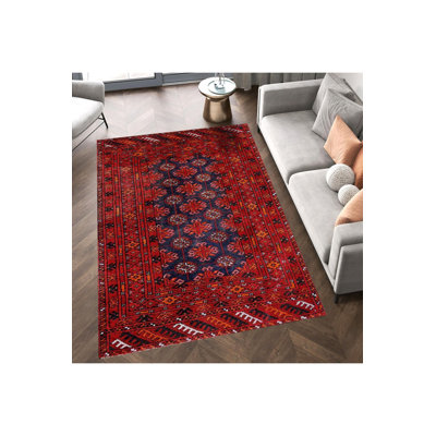 Tapis décoratif lavable marine