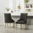 Button Tufted Solid Wood Wingback Hostess Chairs-114326321