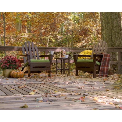 POLYWOOD Classic Adirondack 3-Piece Adirondack Set