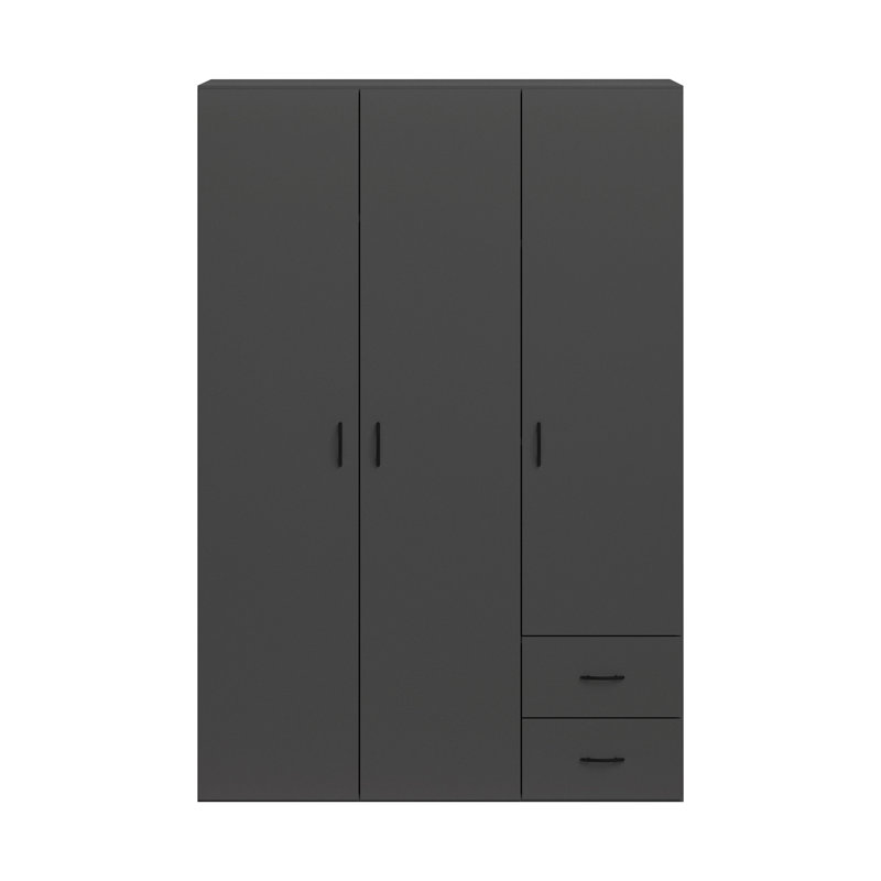 3 Door Manufactured Wood Wardrobe