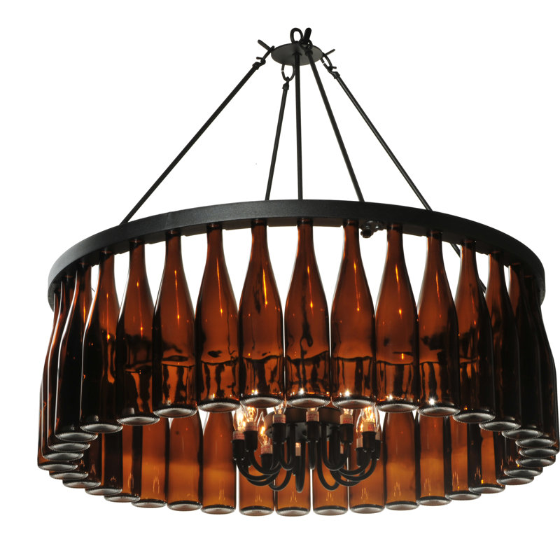Tuscan Vineyard 12 - Light Chandelier