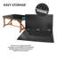 Plateau de table de tennis de table moyen, plateau de tennis de table pliable et portable-115764537-115764534
