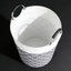 Panier à linge pliable de grande capacité avec poignées en aluminium, bac de rangement cylindrique pour la maison, le bureau, le dortoir - organisateur de tissu multi-usage 115L-813729748-813729745