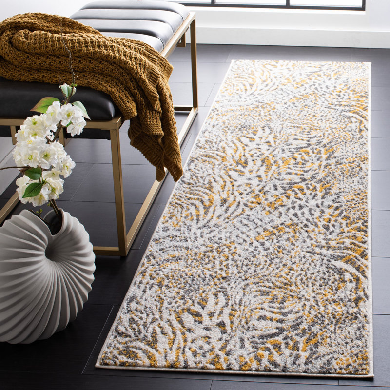 Poarch Performance Animal Print Rug, Runner 2'3" x 8'