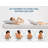  Soft Medium-Support Removable Cover Memory Foam Cooling Pillow (set of 2)-1145158858