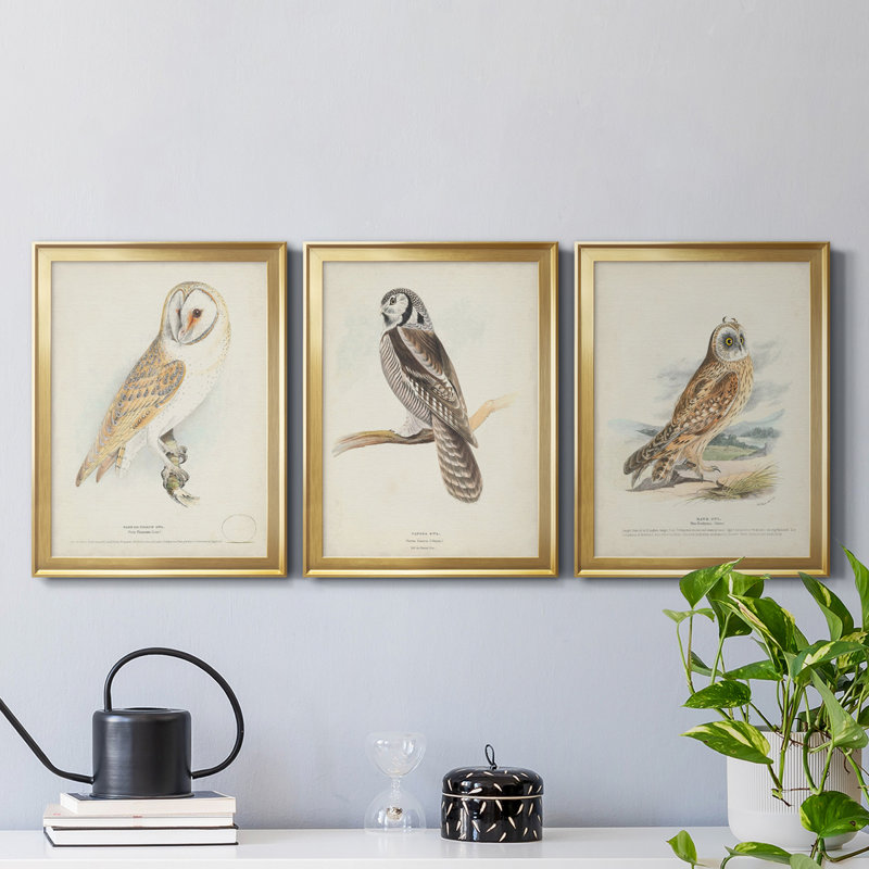 Reproduction encadrée de qualité supérieure de grange - prêt à accrocher, H 24,5 po x l 55,5 po x P 1 po, Cadre doré