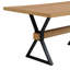 Table de salle à manger à pieds en X