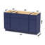 Base de meuble-lavabo simple 63 po seulement-98638092
