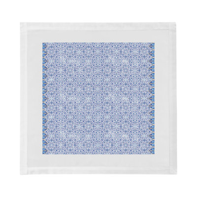 Iznik Cotton Sateen Dinner Napkins