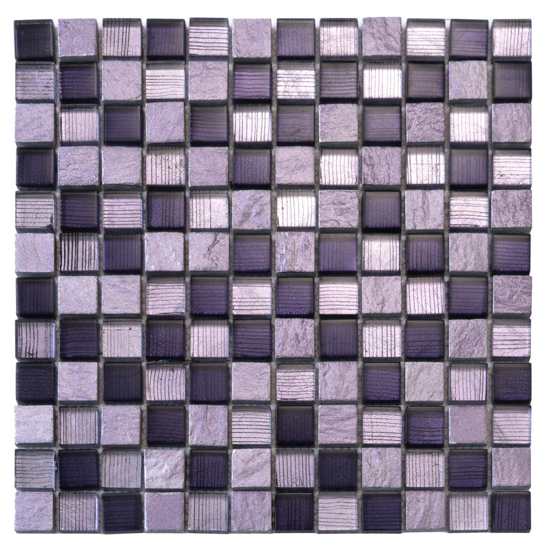Carrelage mural en verre 11,8 po x 11,8 po